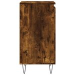 vidaXL Buffet chêne fumé 40x35x70 cm bois d'ingénierie