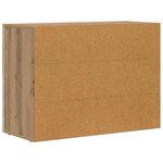 vidaXL Buffet Chêne artisanal 80 5 x 35 x 59 cm Bois d'ingénierie