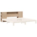vidaXL Tête de lit avec rangement 180 cm bois massif de pin