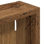vidaXL Armoire murale de salle de bain Bois ancien 40 x 10 x 50 cm