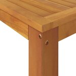 vidaXL Ensemble de bar de jardin 5 Pièces Bois d'acacia solide