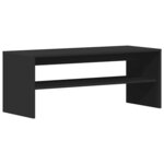 vidaXL Meuble TV Noir 100 x 40 x 40 cm Aggloméré