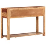 vidaXL Table console 110x35x75 cm bois massif d'acacia