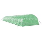 vidaXL Serre avec cadre en acier vert 72 m² 18x4x2 m