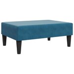 vidaXL Ensemble de canapés 2 Pièces bleu velours