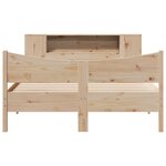 vidaXL Cadre de lit sans matelas 140x190 cm bois de pin massif
