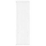 vidaXL Armoire latérale ODDA blanc 40x24x79 cm bois massif pin