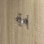vidaXL Highboard Chêne sonoma 35 x 39 x 168 cm Bois d'ingénierie