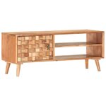 vidaXL Meuble TV 100x30x40 cm Bois d'acacia massif