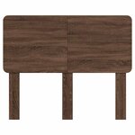 vidaXL Tête de lit Chêne brun 120 cm Bois d'ingénierie