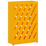 vidaXL Support de parapluie moutarde 28x12x41 cm en acier