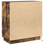 vidaXL Buffet Chêne fumé 71 x 34.5 x 75 cm Bois d'ingénierie