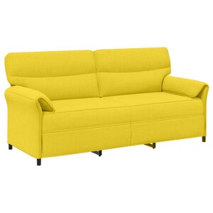 vidaXL Canapé 100 polyester cadre en métal MDF Contreplaqué