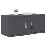 vidaXL Armoire de rangement Anthracite 90 x 40 x 40 cm Acier