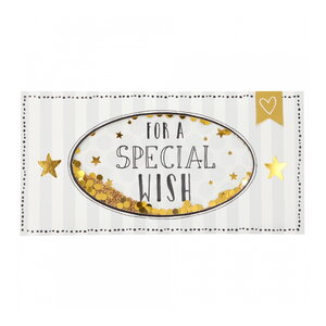 Grande carte avec un emplacement a billet - for a special wish