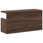 vidaXL Armoire murale 60x20x30 cm chêne marron bois d'ingénierie