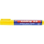 Marqueur papier encre brillante 33 jaune 1-5 mm EDDING