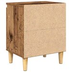 vidaXL Cabinet de chevet Bois ancien 40 x 30 x 50 cm Bois d'ingénierie