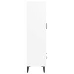 vidaXL Buffet haut Blanc 70x31x115 cm Bois d'ingénierie