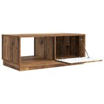 vidaXL Table basse Bois ancien 90 x 50 x 37 cm Bois d'ingénierie