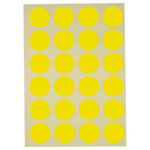 Etiquettes blanches 16 feuilles A5 Ø30mm 384 pièces