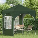 vidaXL Tente de fête pop-up 192 x 192 x 245 cm Vert
