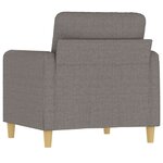 vidaXL Fauteuil Taupe 60 cm Tissu