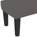 Banc banquette gris 100 x 30 x 30 cm synthétique 02_0010545