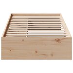 vidaXL Lit de jour sans matelas 80x200 cm bois de pin massif