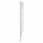 vidaXL Tête de lit métal blanc 180 cm