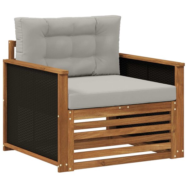 vidaXL Sofa de milieu extérieur Naturel