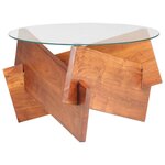 vidaXL Table basse 60 cm Bois solide d'acacia