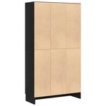vidaXL Bibliothèque Chêne noir 82.5 x 30.5 x 150 cm Bois d'ingénierie