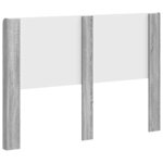 vidaXL Tête de lit Sonoma gris Bois d'ingénierie