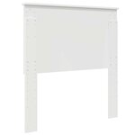vidaXL Tête de lit Blanc 100 cm Bois d'ingénierie