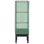 vidaXL Jardinière surélevée avec housse aspect rotin 40x40x140 cm