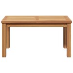 vidaXL Table basse Marron 70 x 40 x 36 cm Bois de teck solide