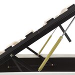 vidaXL Cadre de lit avec rangement hydraulique Similicuir 160x200 cm
