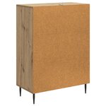 vidaXL Buffet Chêne artisanal 66 x 34 5 x 89 5 cm Bois d'ingénierie