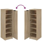 vidaXL Armoire à chaussures Chêne Sonoma 30x35x100cm Bois d'ingénierie