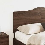 vidaXL Tête de lit Chêne brun 140 cm Bois d'ingénierie