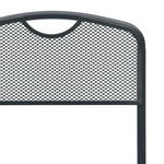 vidaXL Chaises de jardin 2 Pièces Anthracite 52 5 x 46 x 82 cm Fer