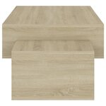 vidaXL Table basse Chêne sonoma 105x55x32 cm Bois d’ingénierie