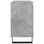 vidaXL Armoire de bain gris béton 58x33x60 cm bois d'ingénierie
