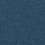 vidaXL Coussin de tête de lit Hanko bleu 80 cm tissu