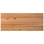 vidaXL Table à manger avec bord naturel 240x100x74cm bois massif chêne