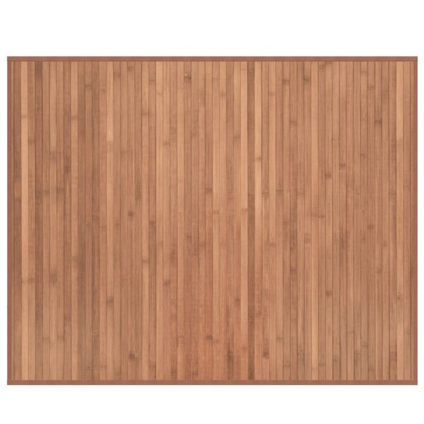 vidaXL Tapis rectangulaire naturel 80x100 cm bambou