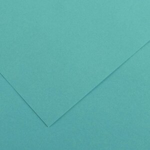 Paquet de 10 feuilles de papier Colorline CANSON 50 x 65 cm 150 g turquoise