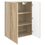 vidaXL Armoire Murale 66 x 34 5 x 90 cm Bois d'ingénierie Chêne Sonoma