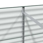 vidaXL Jardinière surélevée Vert 400 x 80 x 81 cm Acier